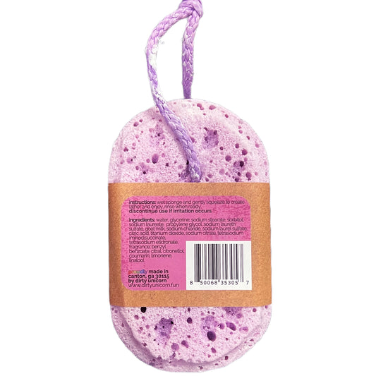 Lavender Cashmere Soapy Scrubbie