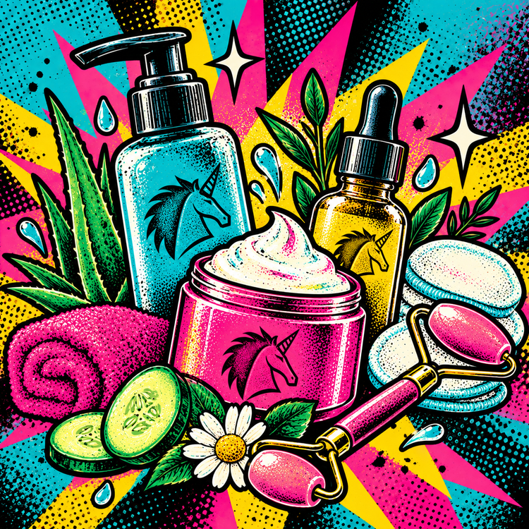 pop art skincare products