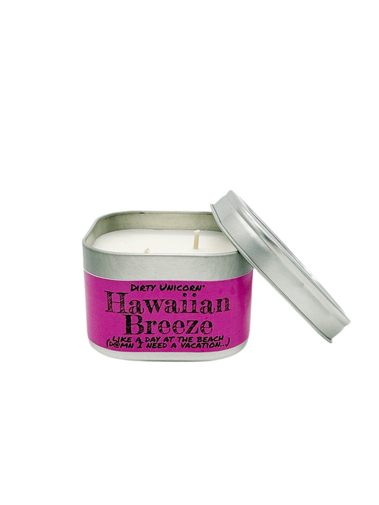 Hawaiian Breeze Square Candle Tin