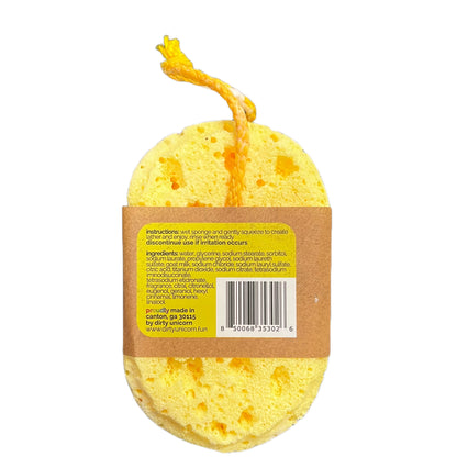 Carpe Lemon Soapy Scrubbie – alternate view 2