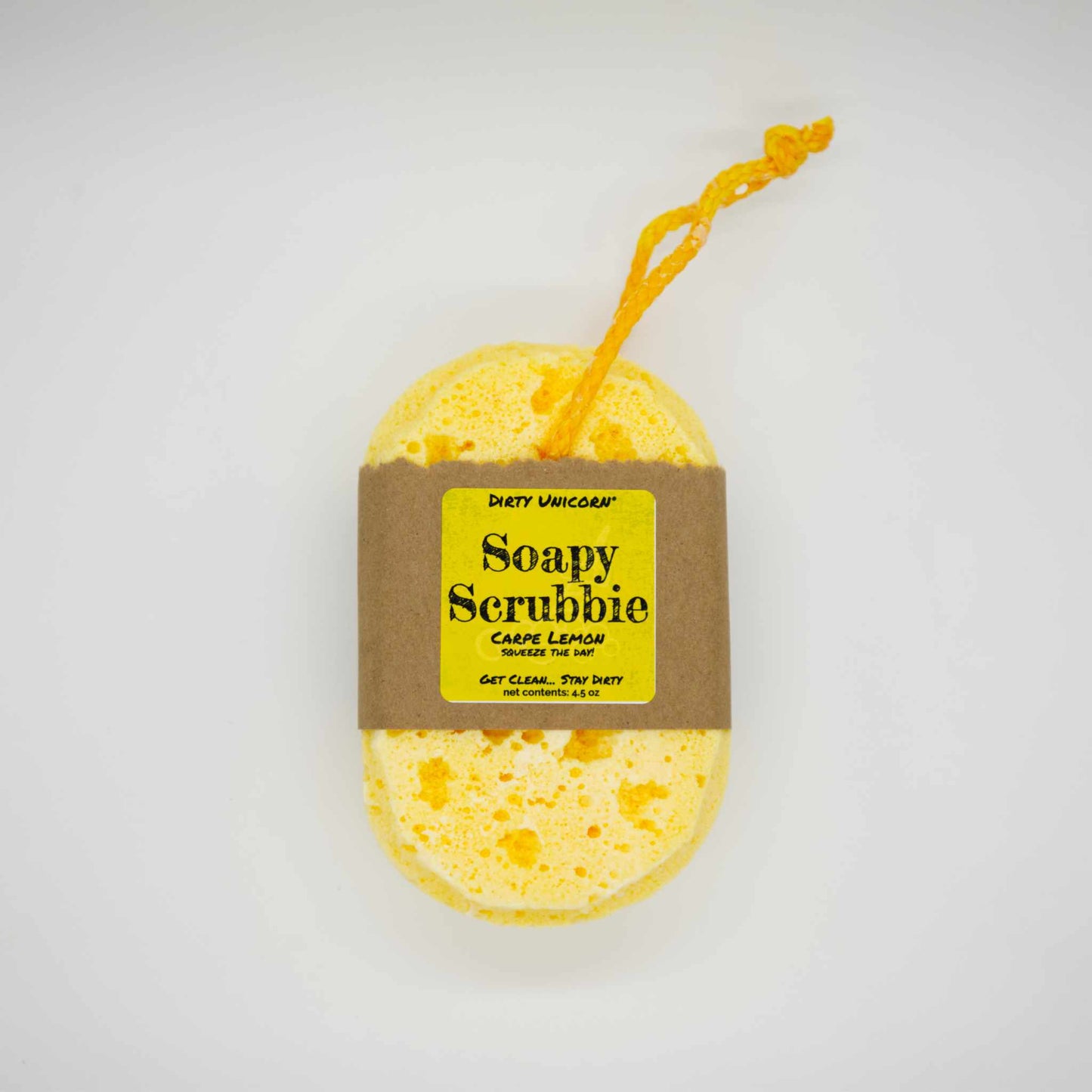 Carpe Lemon Soapy Scrubbie