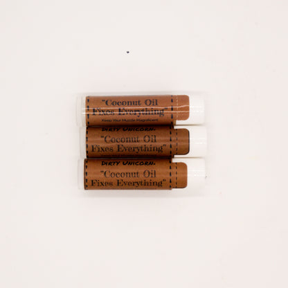 "Coconut Oil Fixes Everything" Lip Balm – alternate view 2